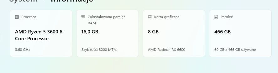 Komputer Gamingowy GTAV, CS2, FORTNITE, MINECRAFT, COD, FIFA, FORZA 6. RX 6600 | R5 3600