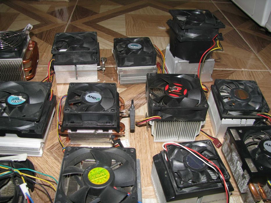 Кулер вентилятор (30 штук) система охолодження, комп"ютери