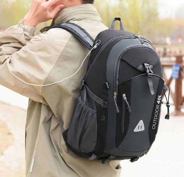 2w1 Mocny XXL Plecak Turystyczny Biwakowy w Góry 40L +GRATIS Organizer