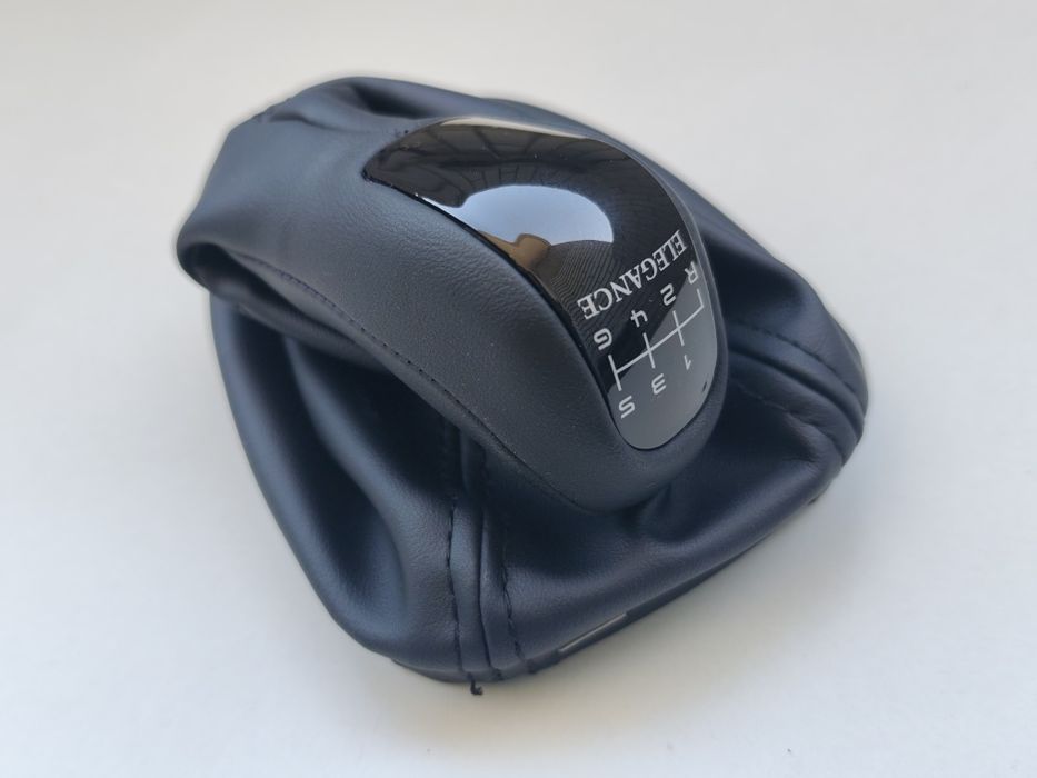 Manete (moca) manopla manípulo de velocidades e fole forro em pele Mercedes 6V Avantgard, Classic e Elegance w203