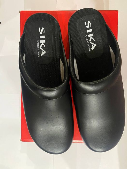 Туфли без пятки с каблуком Sika