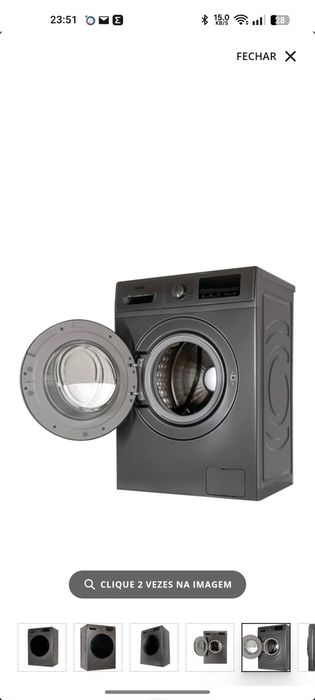 Máquina lavar roupa KUBO 12kg com 3 anos garantia