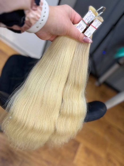 Волосы натуральные разные для наращивания, волосся