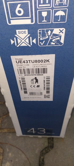 Nozki stopki Samsung 43 TU8002K