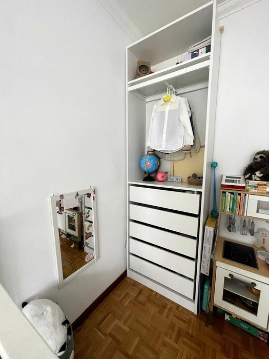 Armário Ikea Pax, 75cm, com gavetas