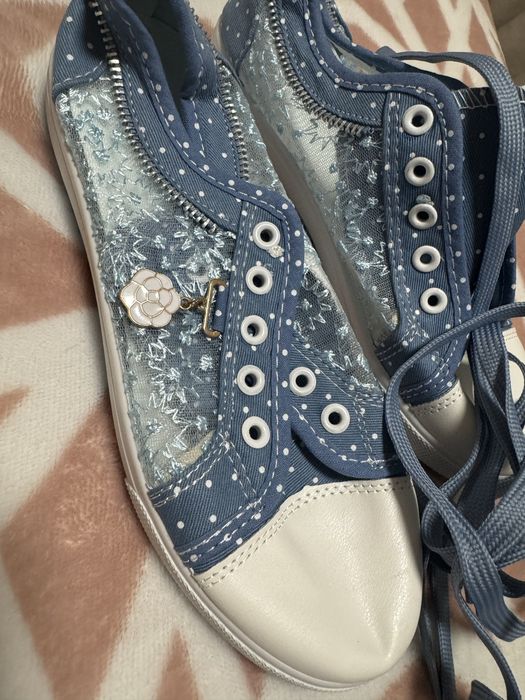 Sapatilhas azuis senhora