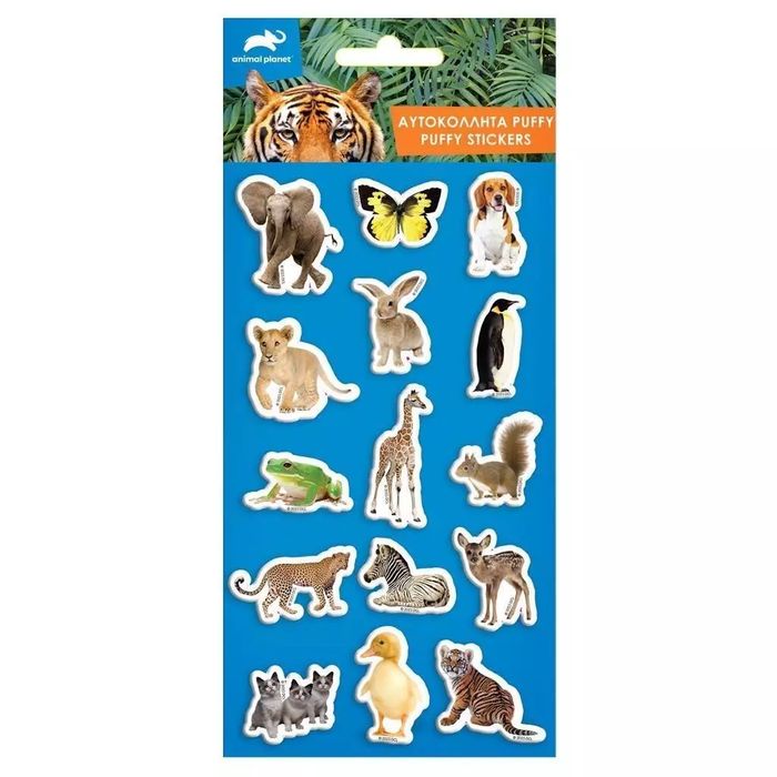 Naklejki Wypukłe Animal Planet. Nowy Produkt