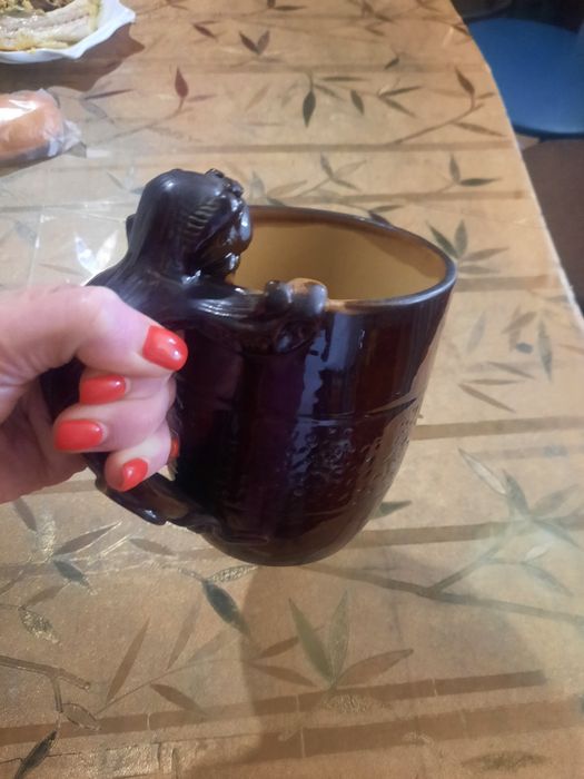 Пивная чашка керамическая ёмкость 1литр.