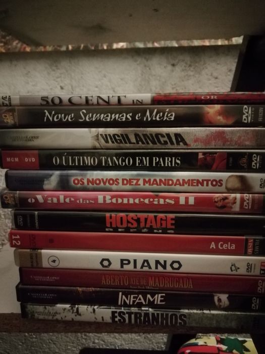 Dvds filmes novos, alguns ainda dentro da embalagem
