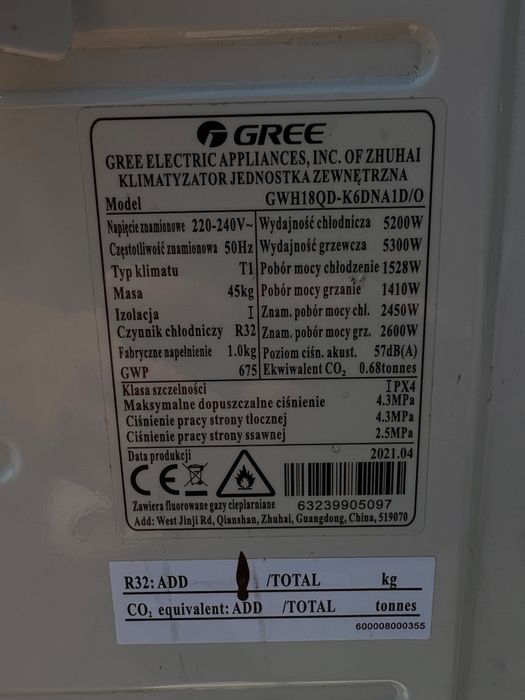 Klimatyzator Gree