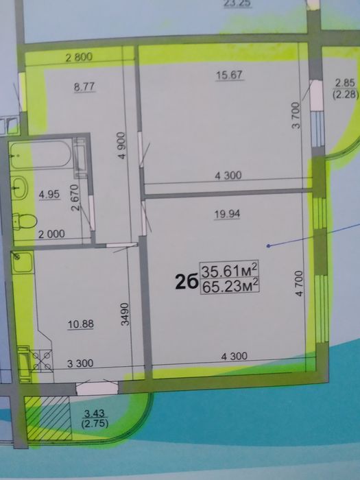 Продам свою 2-х квартиру (переуступка) ЕОселяя