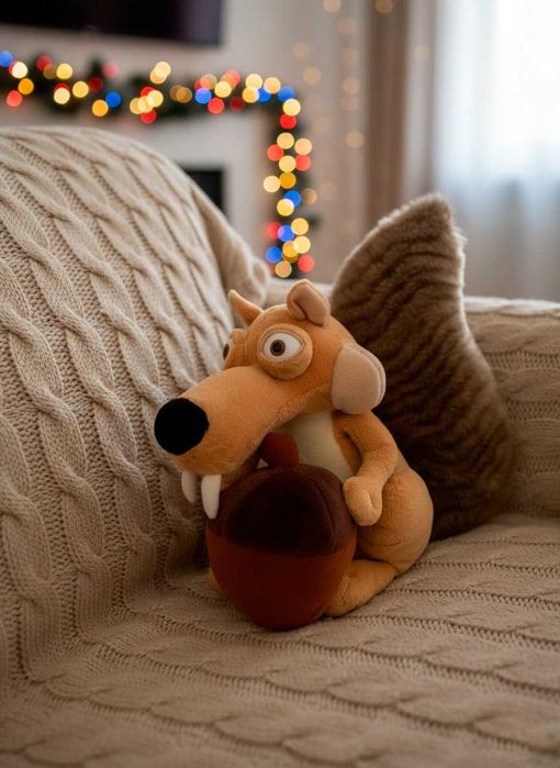 Іграшка Білка Скрат (Льодовиковий період) — 30 см! З жолудем