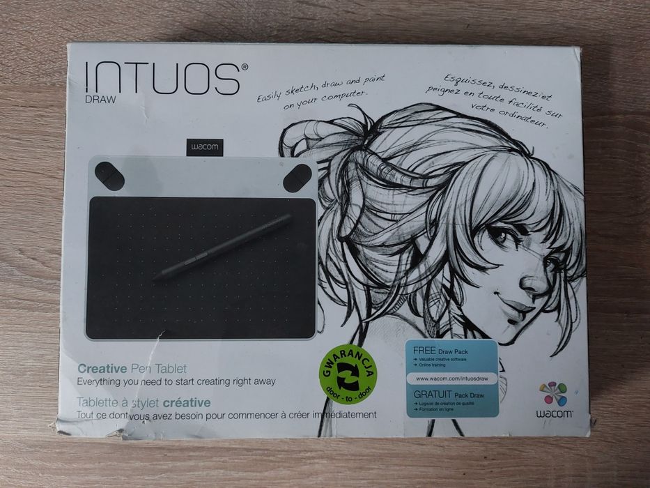 Tablet graficzny Wacom Intuos Draw Biały