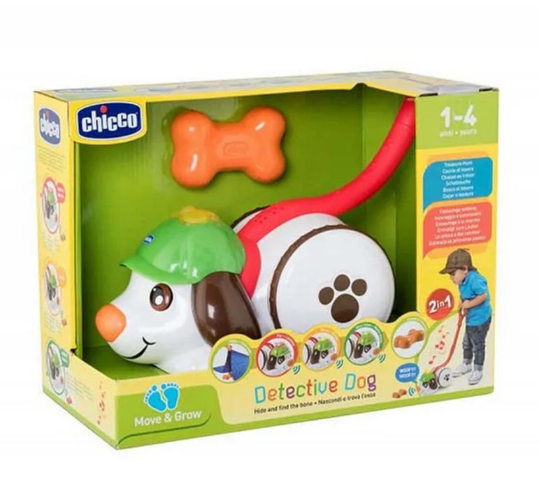 Іграшка каталка Chicco Detective Dog (Песик Детектив)
