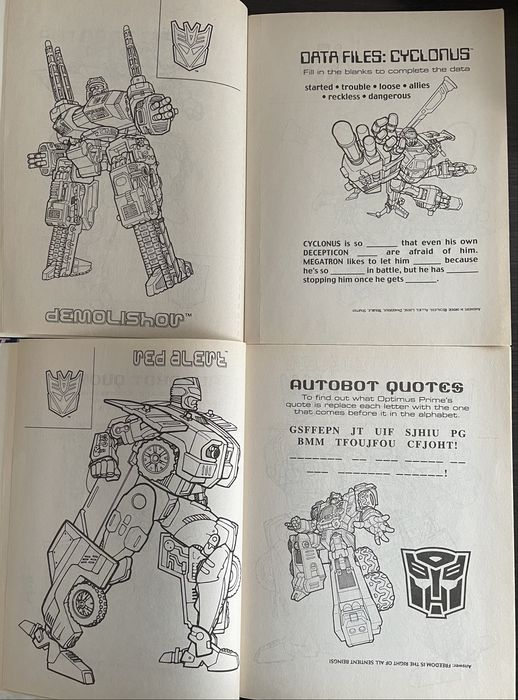 Розкраска "Transformers armada" "Hot wheels" paint with water book