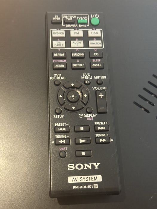 Sony DVD receiver HBD-TZ135