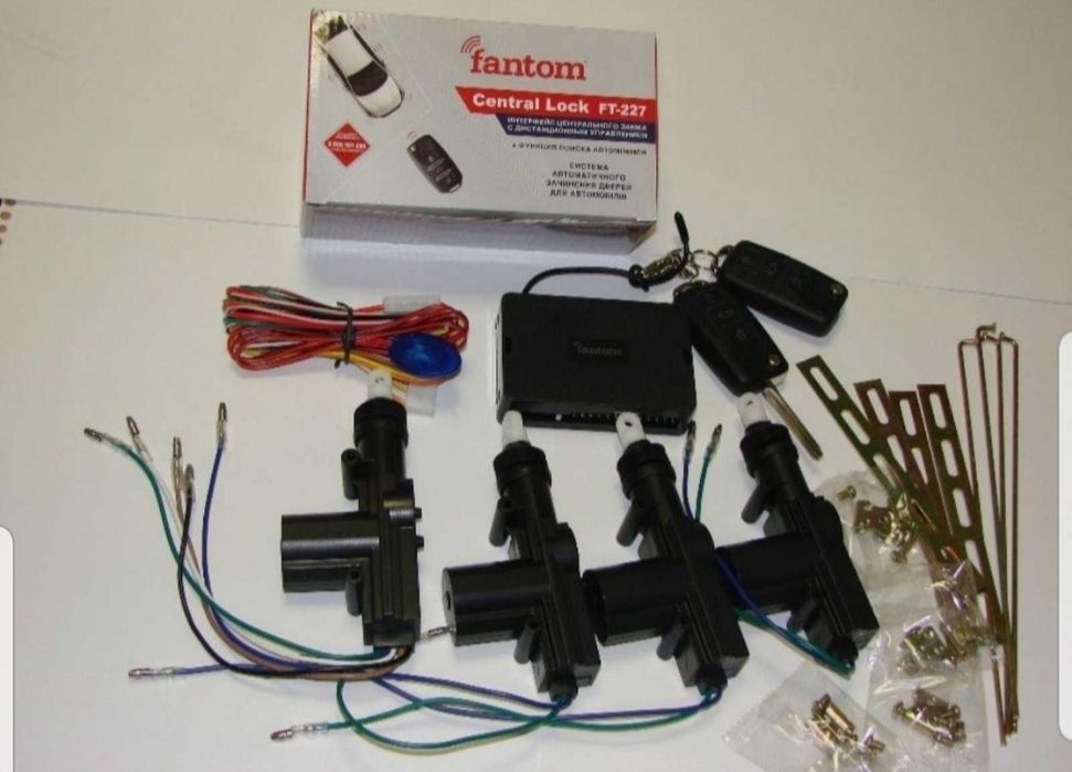Комплект центрального замка FANTOM FT-225, FT-227, FT-228