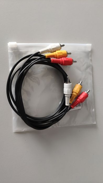Кабель тюльпан 3RCA на 3RCA AV 1 м