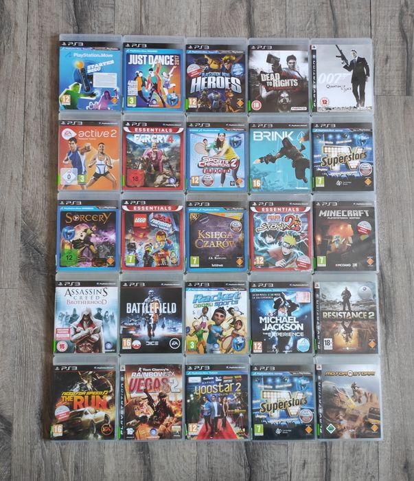 Gry PS3 Dla Dzieci Przygodowe Gry Akcji RPG Strzelanki Wyścigi Wysyłka