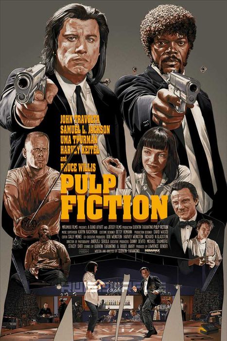 PULP FICTION (Quentin Tarantino/Bruce Willis/Uma Thurman/John Travolta