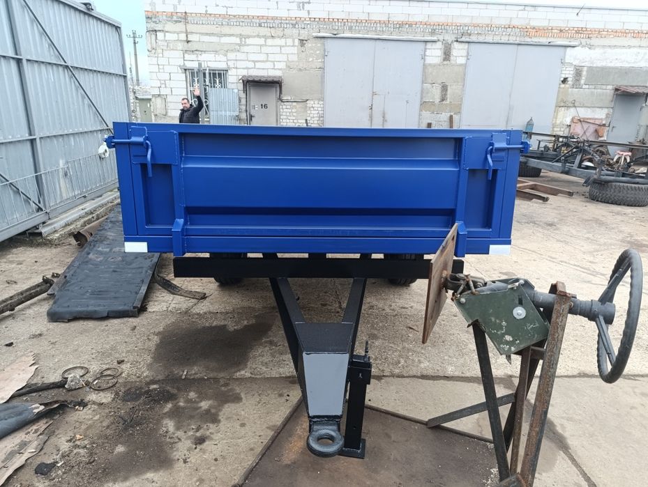 Причіп одноосний до трактора 1 ПТС-2, самоскид.