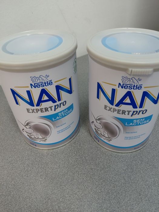2 latas NAN sem lactose