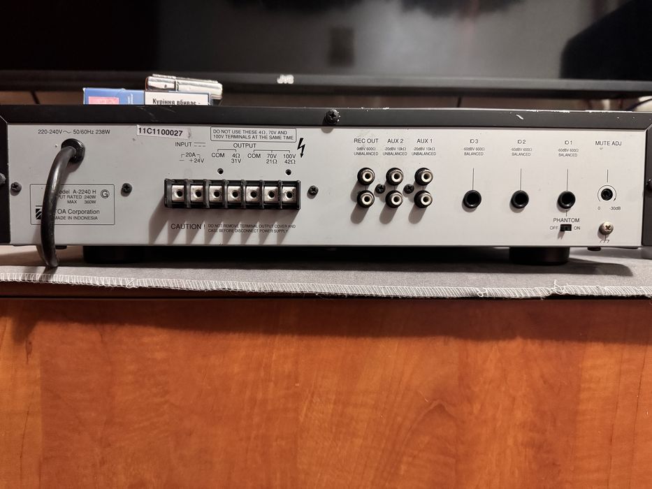 Підсилювач TOA Corporation A-2240 H max360W