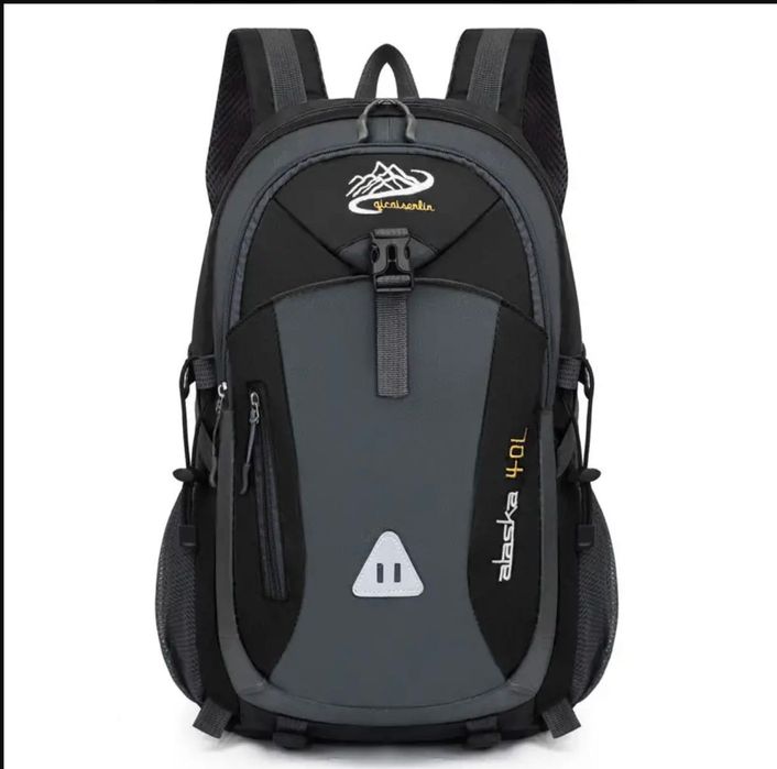 Duży Plecak Turystyczny Unisex – Lekki, Wytrzymały, Czarny