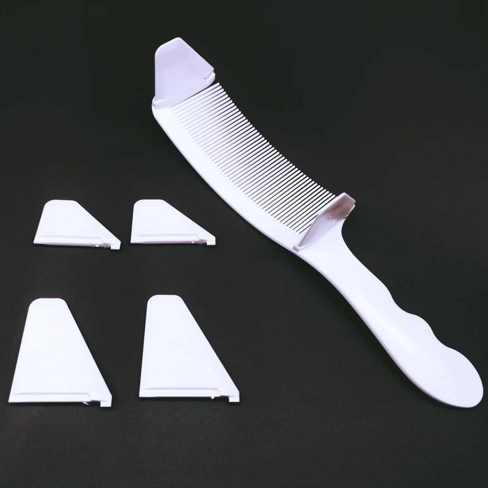 Набір перукарських гребінців для фейду + щітка для чищення