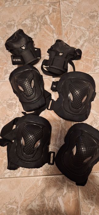 Conjunto de proteção Mãos, Joelhos e Cotovelos