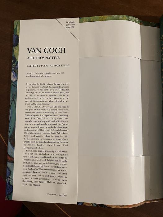 Livro van Gogh inglés