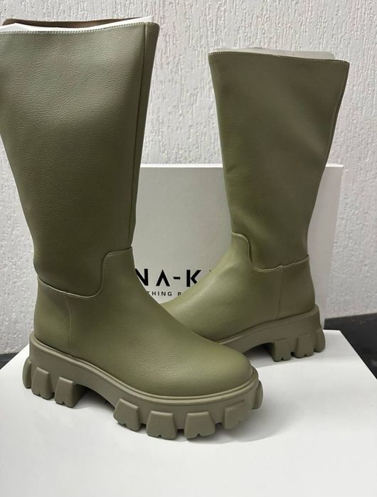 Жіночі високі чоботи NA-KD Profile Sole Cal