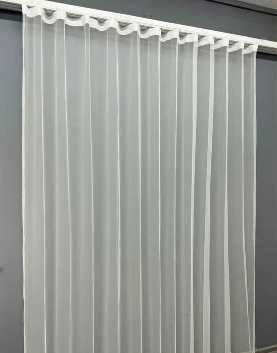 Льон-бамбук відрізи на тюль  5м ;6,3