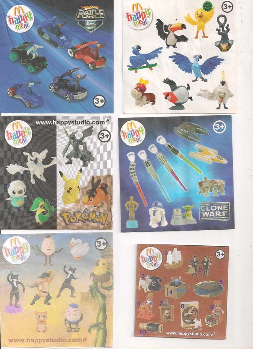 VENDO BRINQUEDOS MCDONALDS