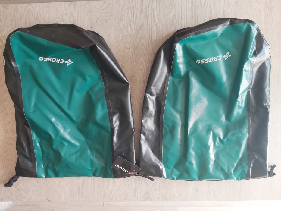 REZERWACJA do soboty 25.07 Sakwy rowerowe na tylny bagażnik poj. 60l