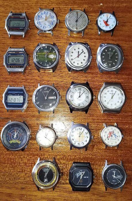 Радянські годинники (слава, победа, чайка,восток, луч)