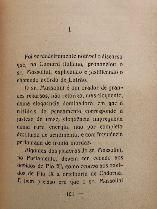 Fascisme (1930) / A Questão Romana (1930) / Fascismo Italiano