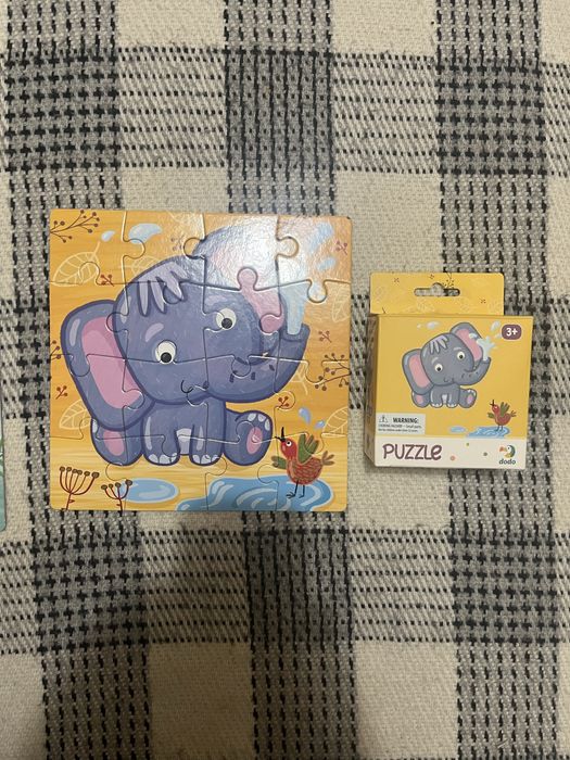 Набір пазлів з тваринами на 16 елементів від Dodo