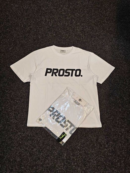Koszulka Prosto BIGLOG 2026 Rozmiar L Regular Nowa w folii - 100%Cotton - 1 sztuka Biała