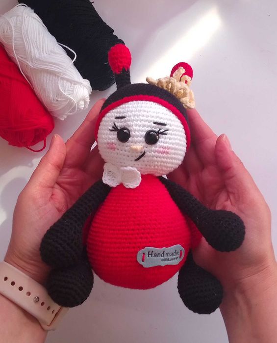 Joaninha amigurumi