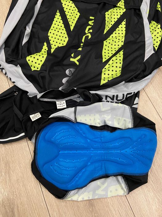 |XL-L| Велокостюм Велокофта Джерси + Велоштаны Nuckily Cycling Set