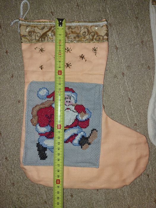 Новогодние носки чулки сапожки сапоги чобітки новорічні декор подарков