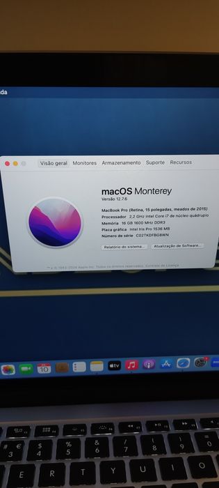 MacBook pro retina 15 de 2015