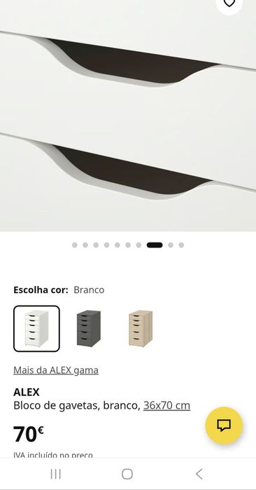 Alex 36x70 Branco