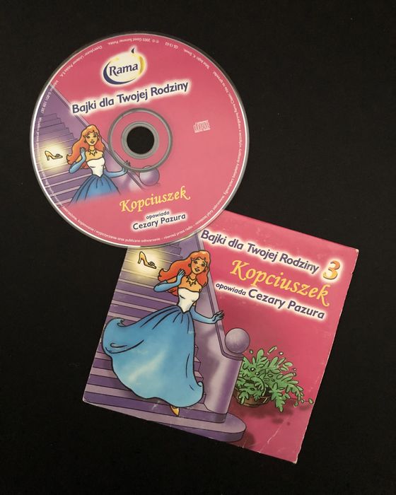 Bajka dla dzieci - Kopciuszek - opowiada Cezary Pazura. Płyta CD