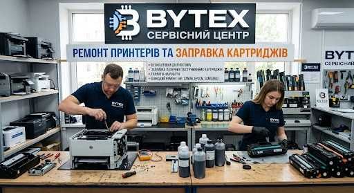 Ремонт принтерів та заправка картриджів HP. Canon. Samsung. Xerox