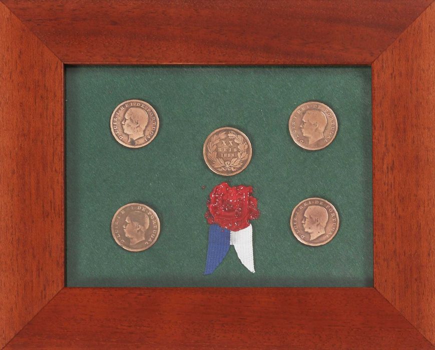 Leque Antigo Emoldurado