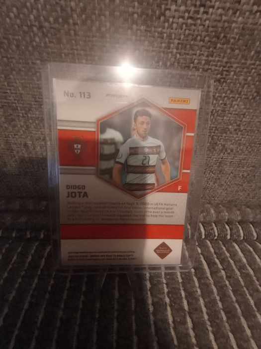 2021-22 Panini Mosaic Road to the FIFA Cup Mosaic case hit diogo jota