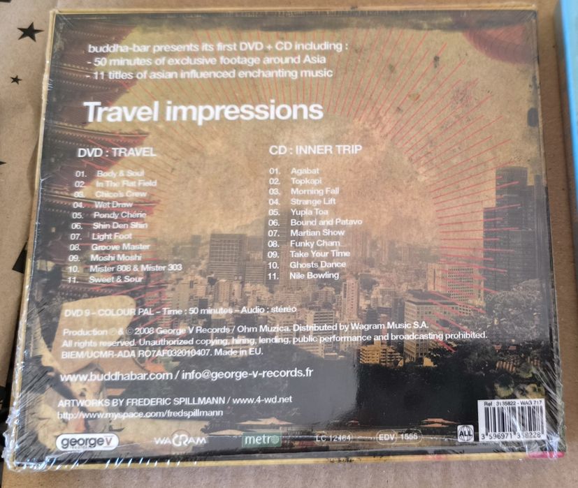 CD + DVD Buddha Bar - Travel Impressions