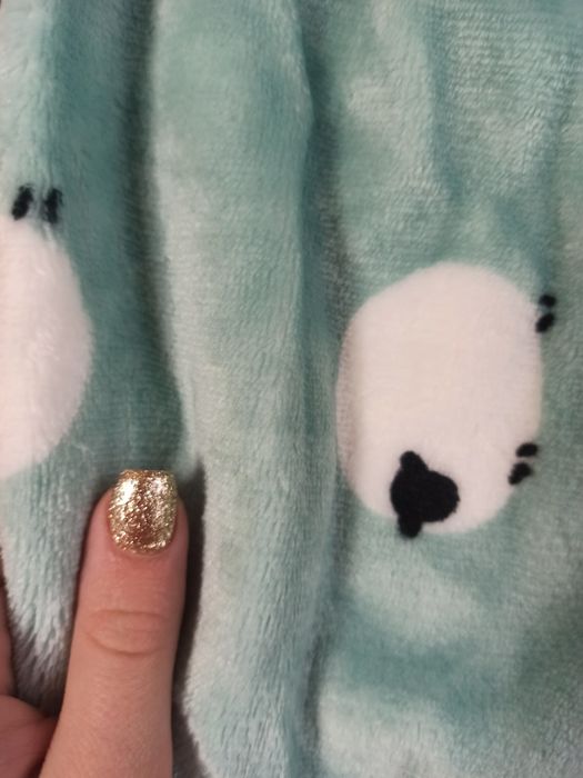 Плюшева натуральна  піжама барашки нова